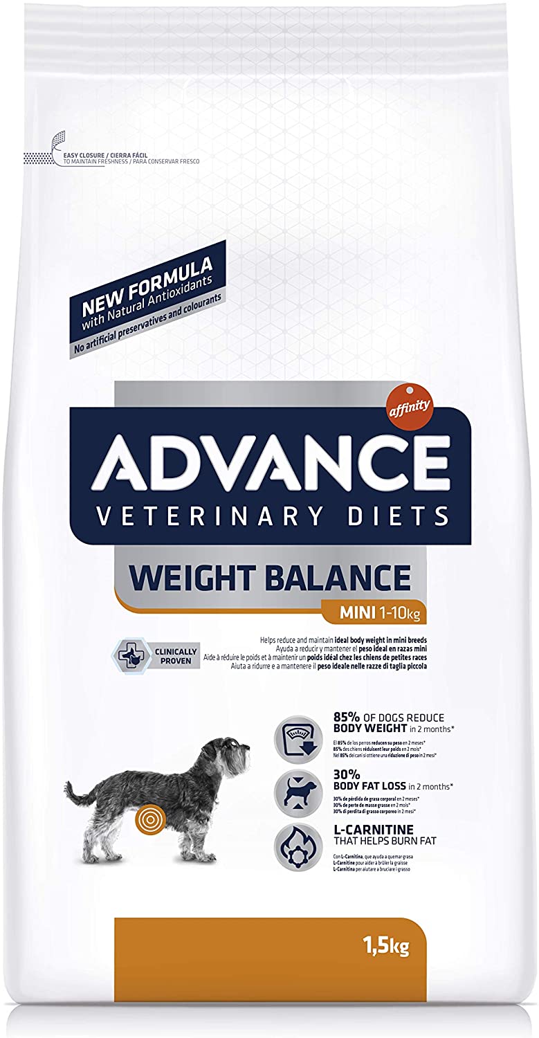  Advance Veterinary Diets Weight Balance Pienso para Perros Mini - 1500 gr 