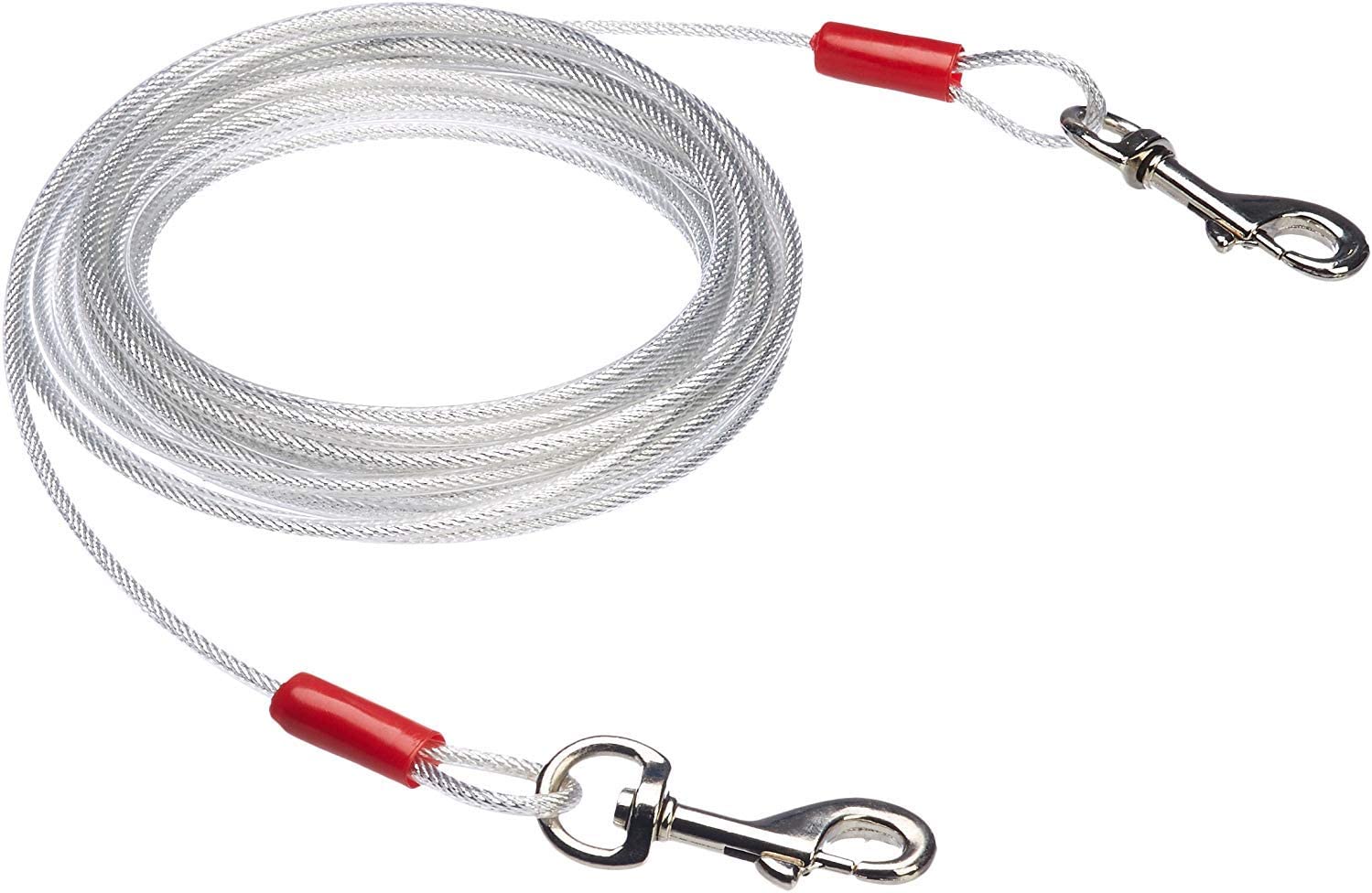  AmazonBasics - Cable para atar perros, hasta 27 kg, 7,62 m 