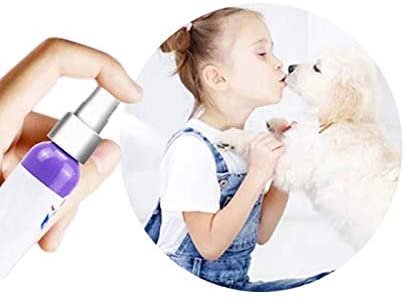  Apoorry Spray para Mascotas Perro Cuidado bucal Mal Aliento Limpieza de los Dientes Ambientador Eliminación de la Placa 