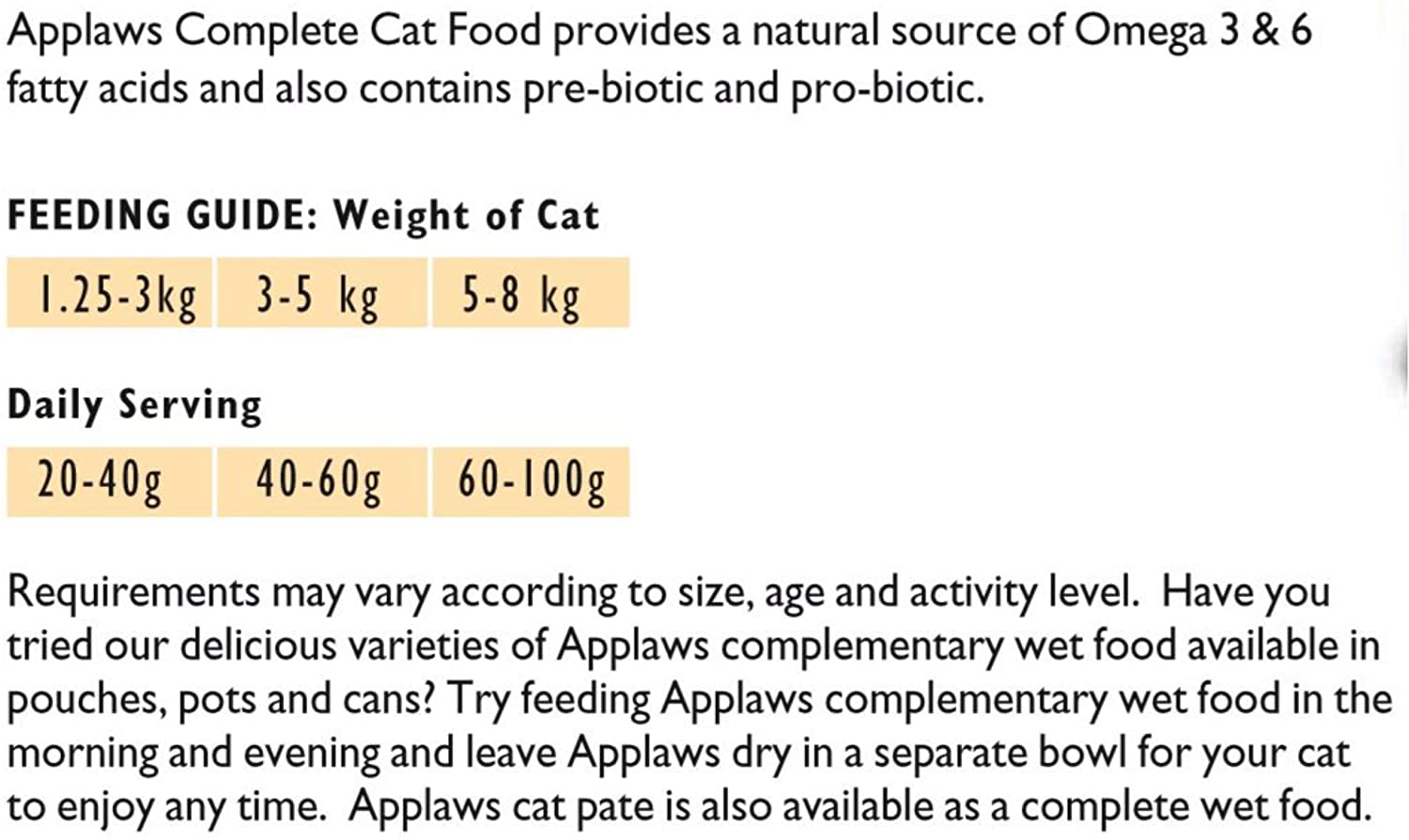  Applaws Comida Seca para Gatos Pollo (1 x 7,5 kg) 