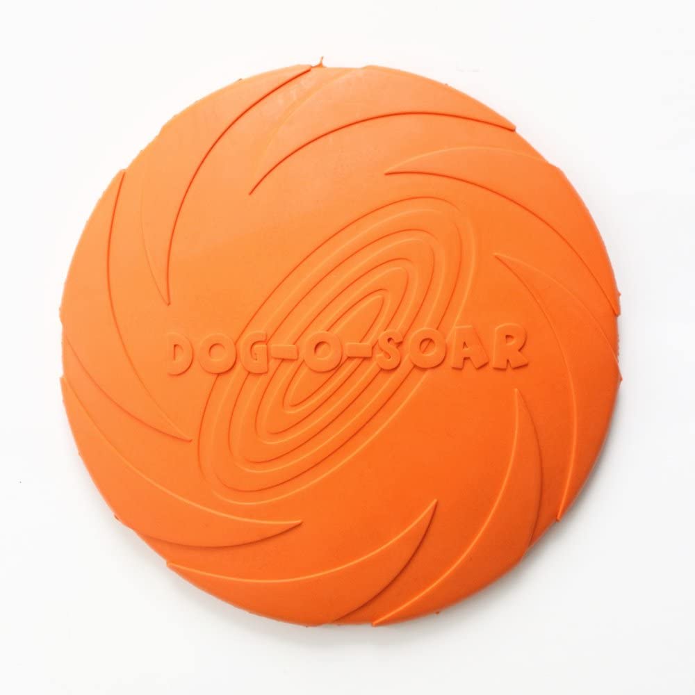  Armadistore - Disco volador para perro, de caucho natural, suave, plegable, flotable 