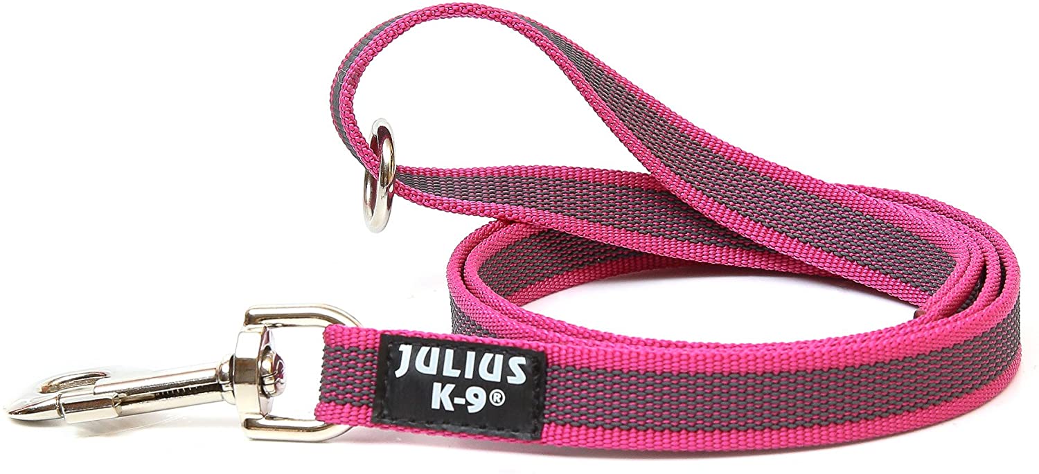  Arnés para cinturón de seguridad JULIUS-K9 y Correa para Perro, con Mango y Junta Tórica - color rosa - talla: 2 