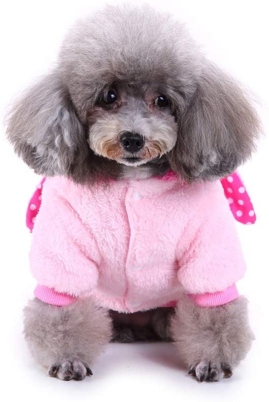  BBsmile Pajama para Perro, Suave y cálido, para Cachorros, Ropa de Chihuahua, Disfraz de Navidad para Gatos, Cachorros, Yorkie y Bulldog francés 