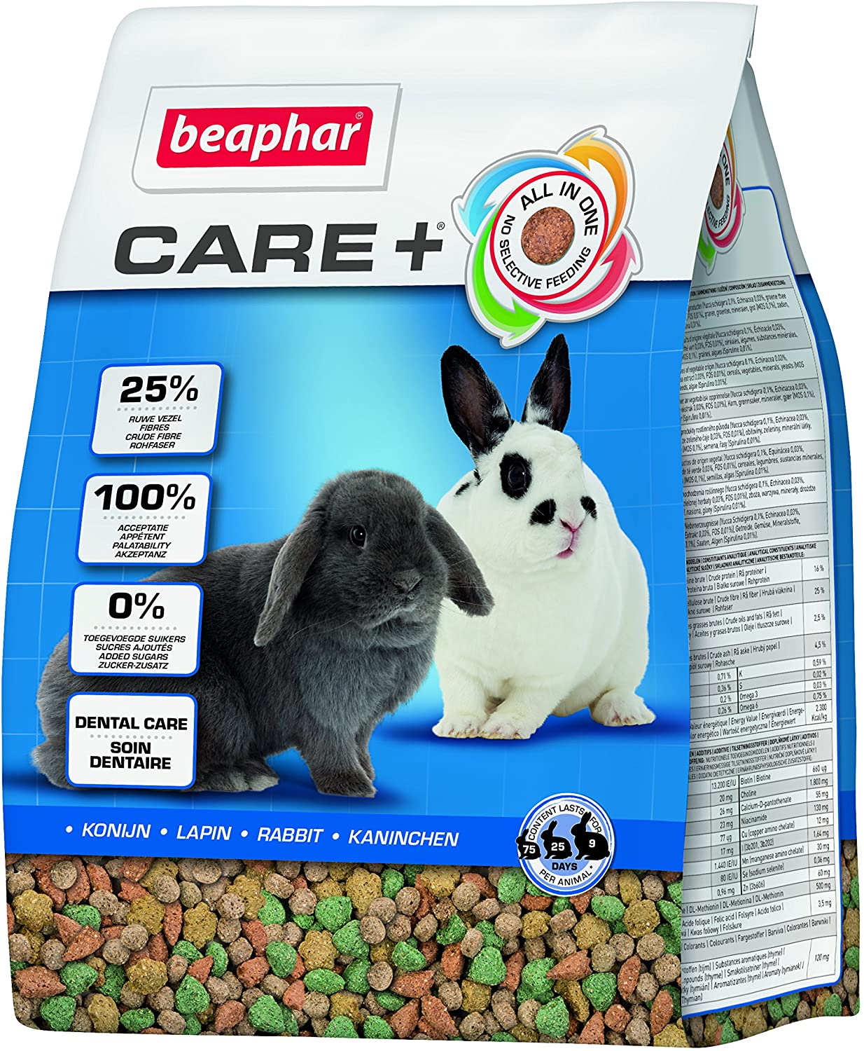  Beaphar - Comida Care Plus para conejos 