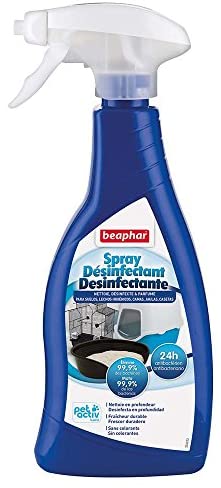  Beaphar - Spray Limpiador desinfectante para hábitat de Animales, 500 ml 
