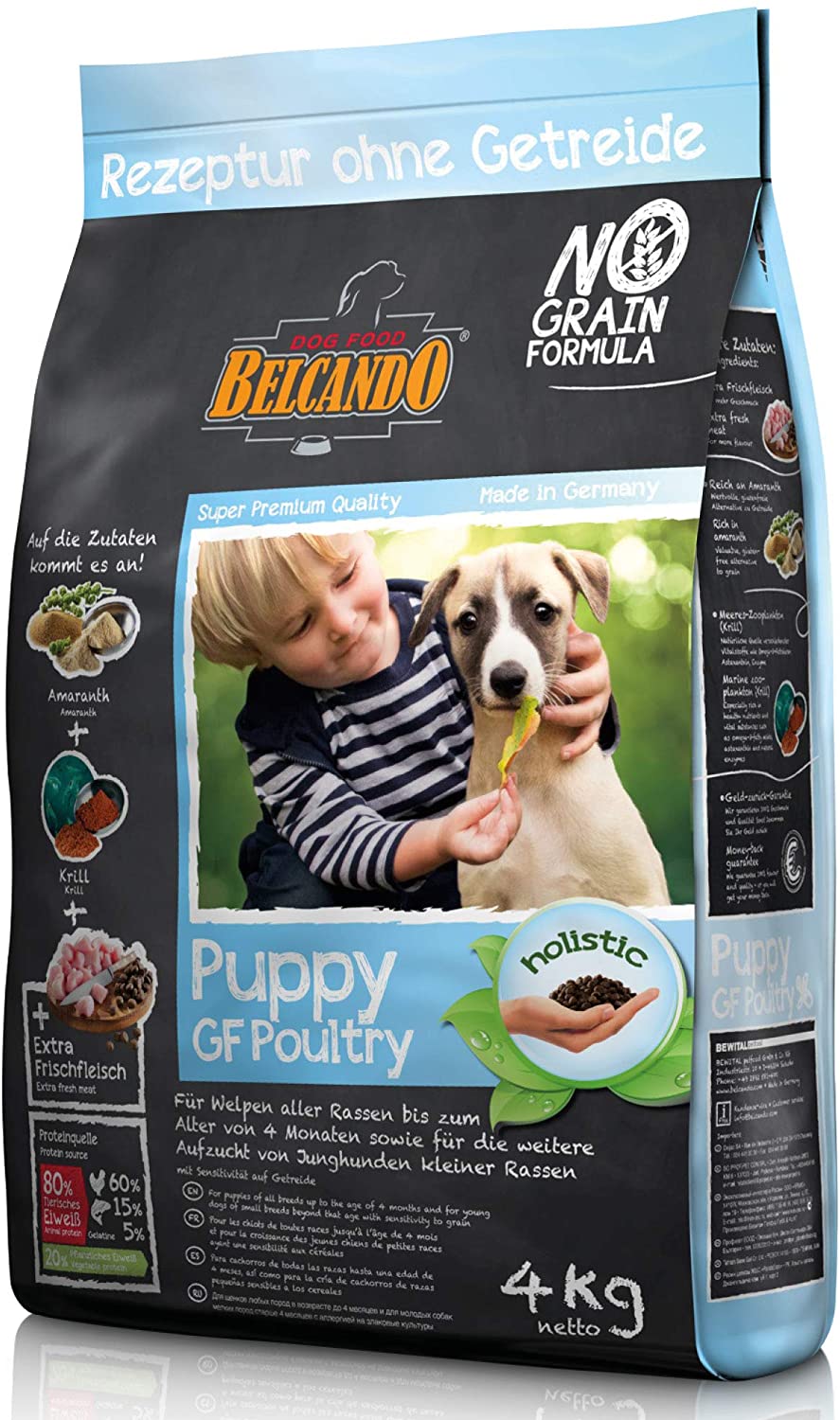  Belcando Canine Puppy Grain Free Aves Corral 4Kg 4000 g 