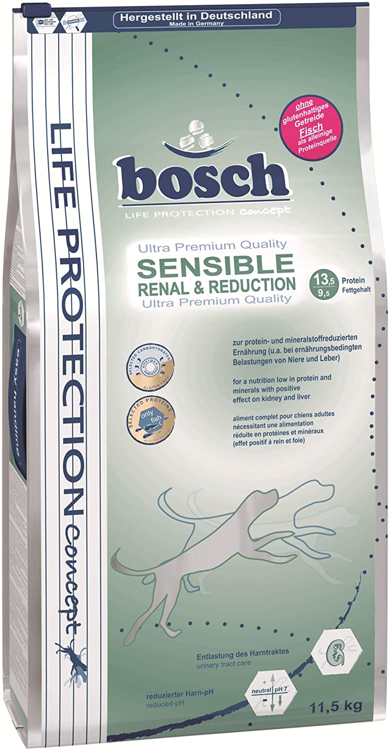  bosch LPC Sensible Renal & Reduction | Riñón y Reducción | Comida seca | para perros nutricionalmente sensibles adultos | valor reducido de minerales y proteína 
