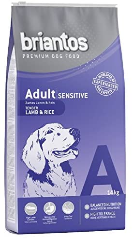  Briantos Adulto Sensitive Lamb&Rice. Una comida saludable y saludable para su perro 