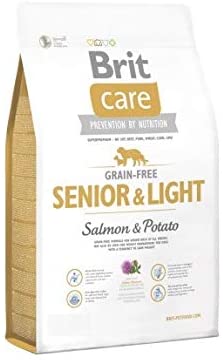 Brit Care Grain-Free Senior Salmon & Potato Comida para Perros - 1000 gr 