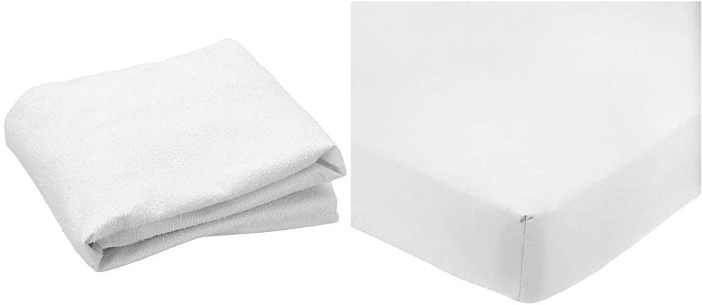  Cándido Penalba Super - Protector de colchón, rizo impermeable, 90 x 190/200 cm, blanco 