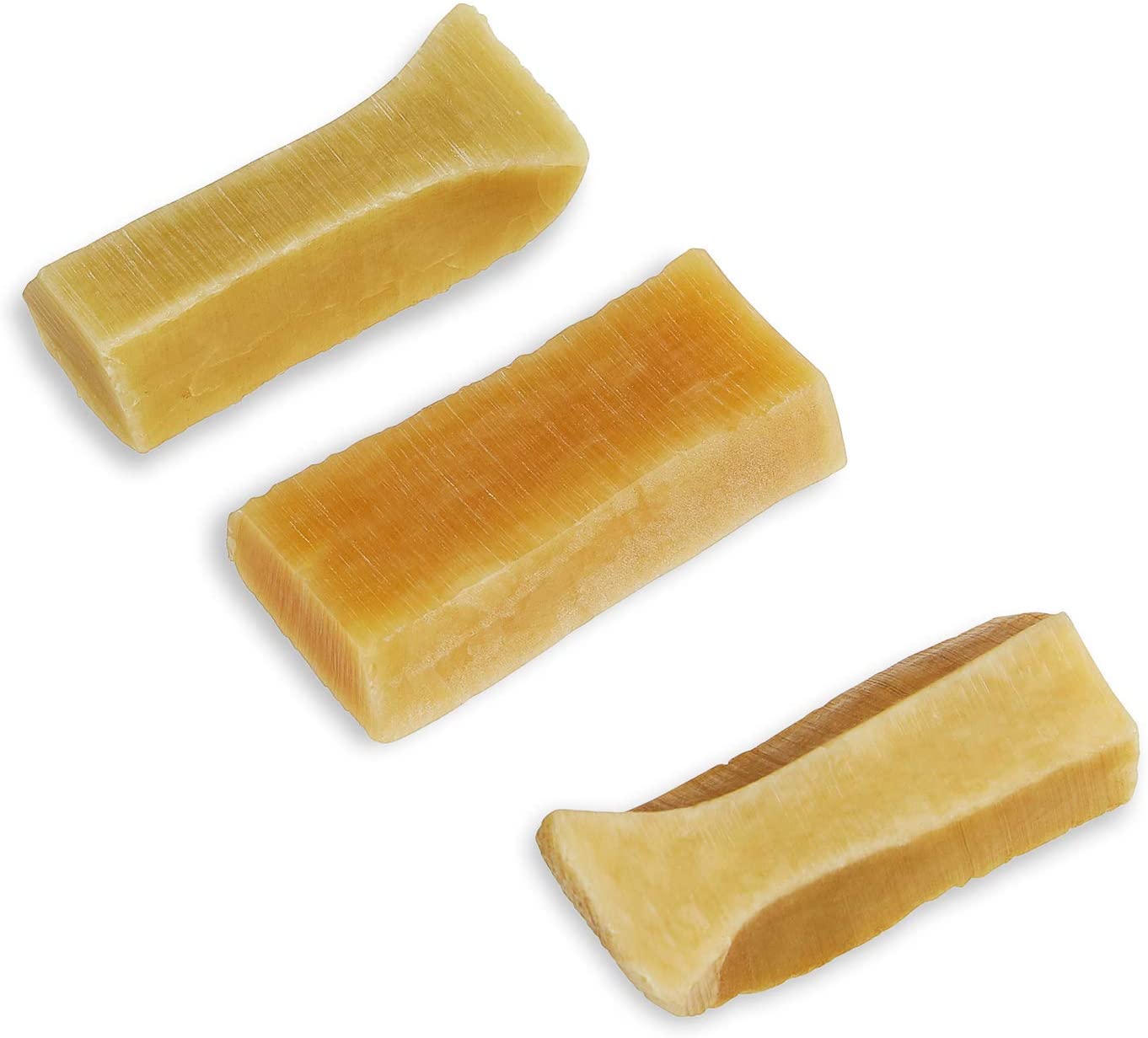  Chew natural del perro, hecho de la leche de Yak, 3 piezas (Perros pequeños) 