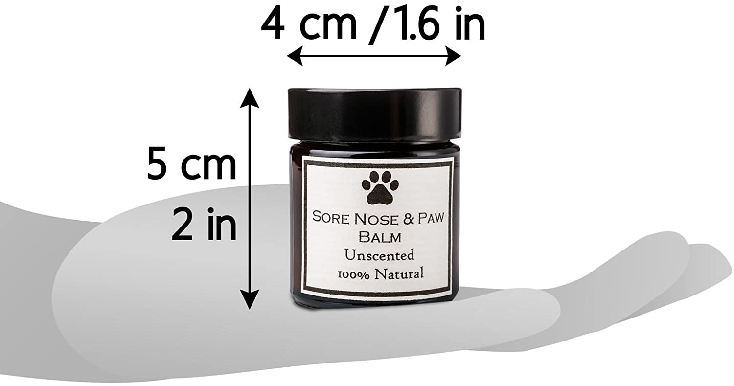  Clovelly Soap Bálsamo para Perros de Todas Las Razas de Lavanda Suaviza la Nariz y Las Almohadillas de Las Patas Combate la resequedad de la Piel y la comezón Tarro de 30 G 100% Natural 