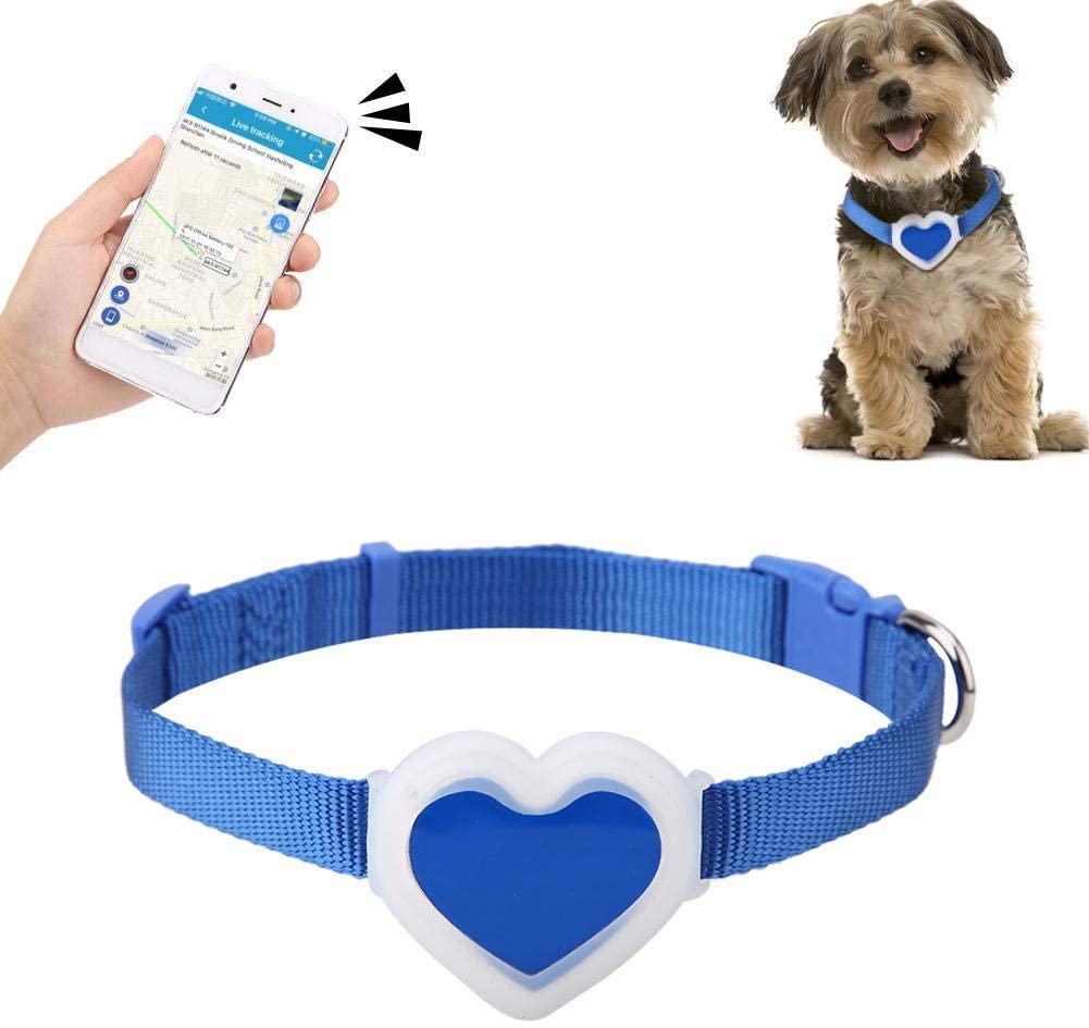  CSDY-Pet Security Tracker Impermeable para Mascotas Anti-Perdida del localizador del buscador Inteligente de Recarga USB Animal doméstico del Monitor Perros GPS 