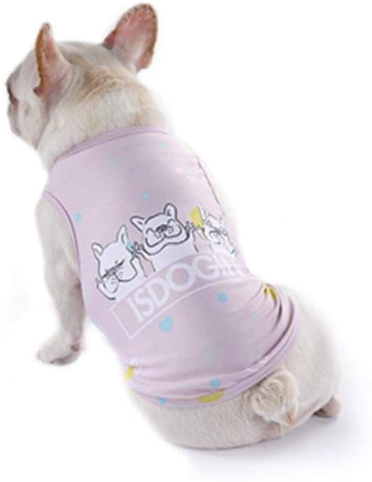  Cypressen Chaleco refrigerante para Mascotas con Botella de Agua portátil Chaqueta Estampada para Perros Gatos y Otros Animales domésticos 
