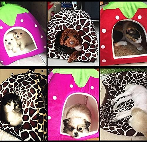  Da.Wa Funcional Perrera Gato de la Casa para Mascotas Marca Camas para Gatos Cachorro de Perro Bolsas de de Animales para Dormir-S 