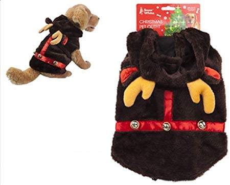  Disney Traje de Mascota de Renos de Peluche Toyland® - Vestir Mascotas - Trajes de Navidad para Gatos y Perros 