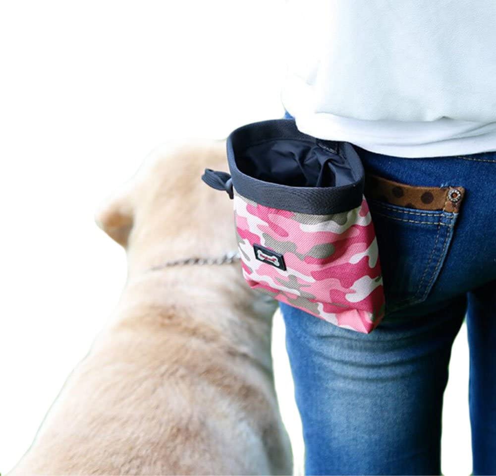  Diyafas Camuflaje Bolso del Entrenamiento del Perro Tratar Bolsa para Mascotas Dispensador de Bolsas de Poo 