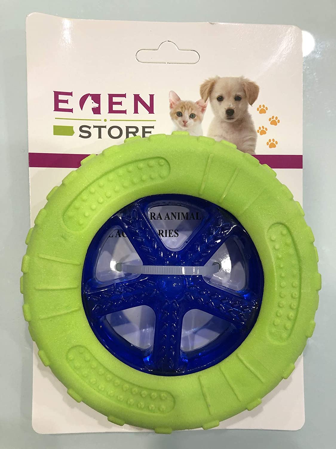  Eden - Juguete para Perros, Rueda Resistente, Juego Flotante, Juego de Repuesto, diámetro 13 cm 