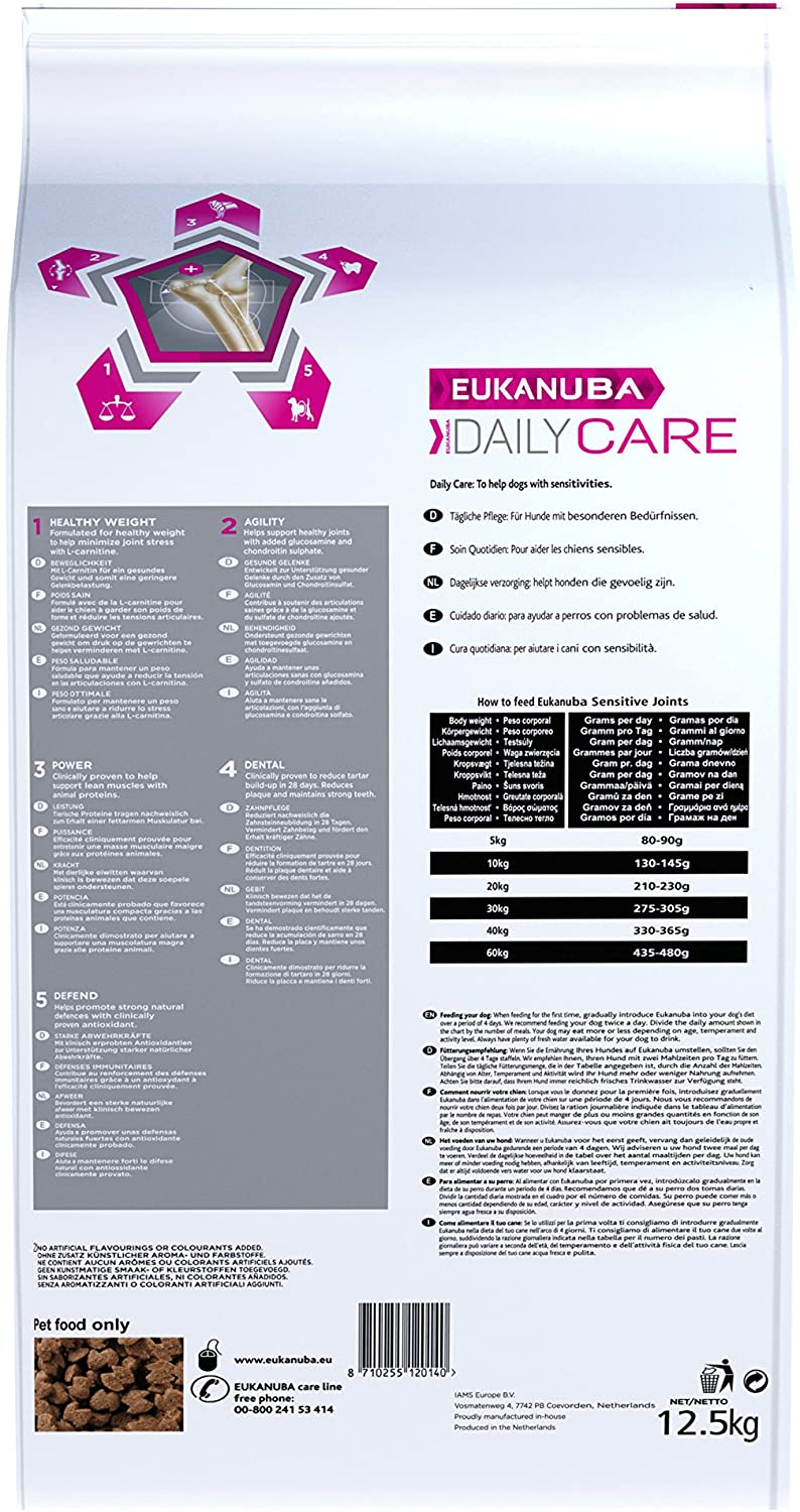  Eukanuba Daily Care Adulto Articulaciones sensibles [12,5 Kg] 