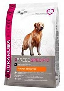 EUKANUBA Golden Retriever Alimento para perros adultos (12 kg) (Paquete de 2) 