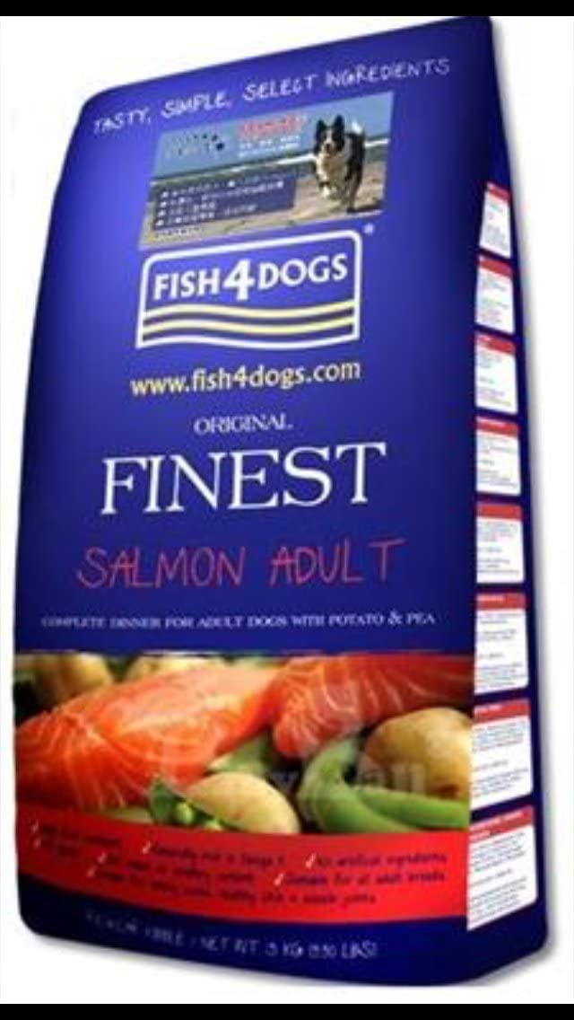  Fish4Dogs Canine Adult Regular Salmon 12Kg, 12 kg 