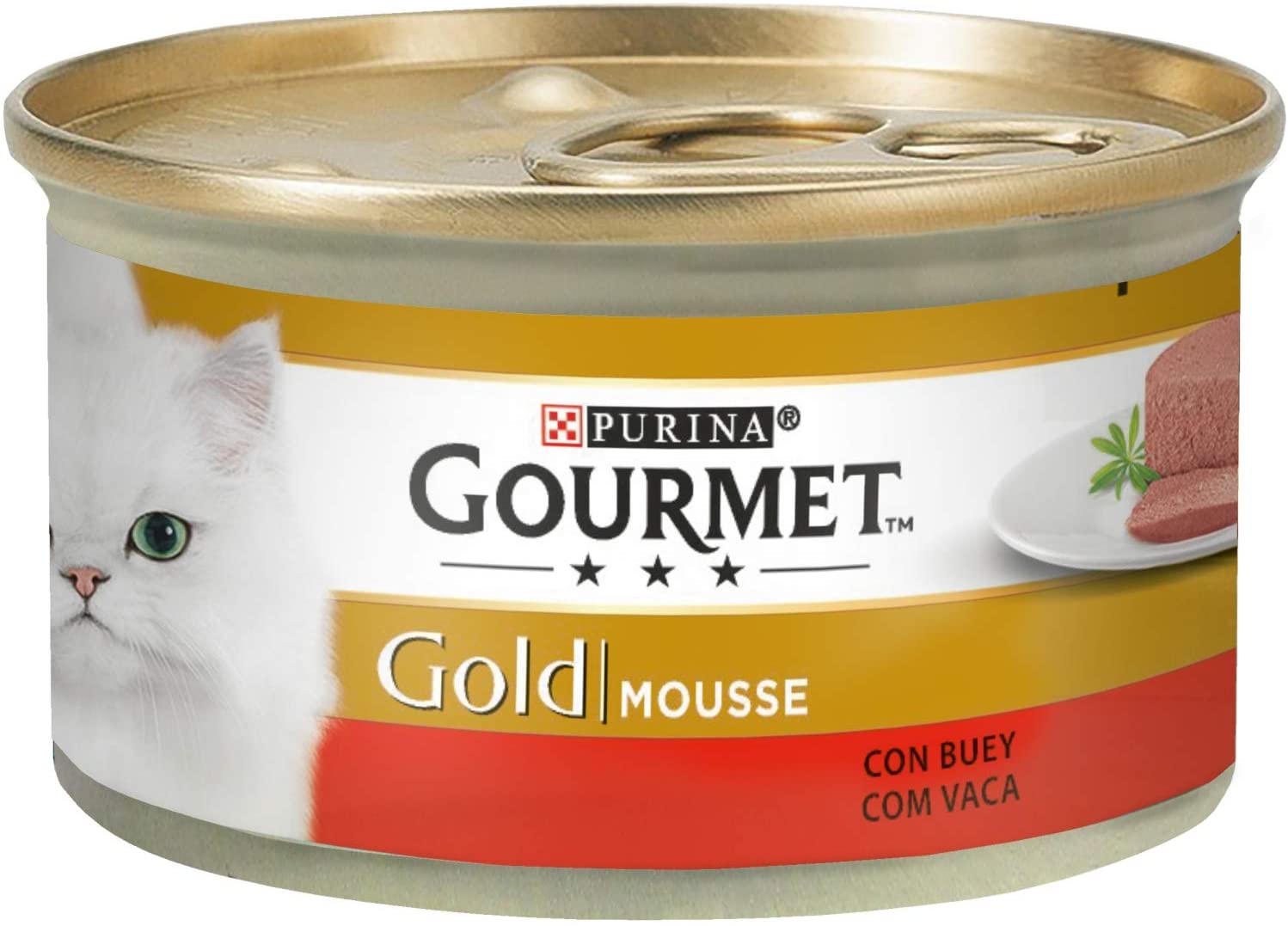 Gourmet - Gold Mousse con Buey, 85 g 
