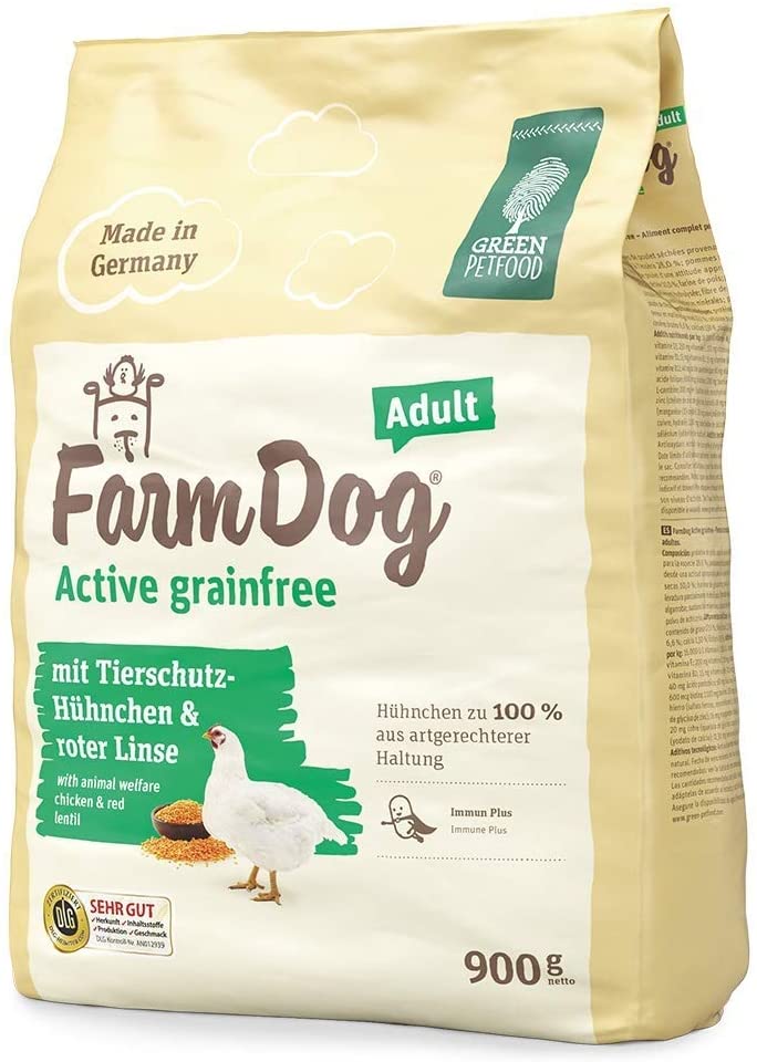  Green Petfood Farmdog Active grainfree - Pasta de peluquería (10 kg) 