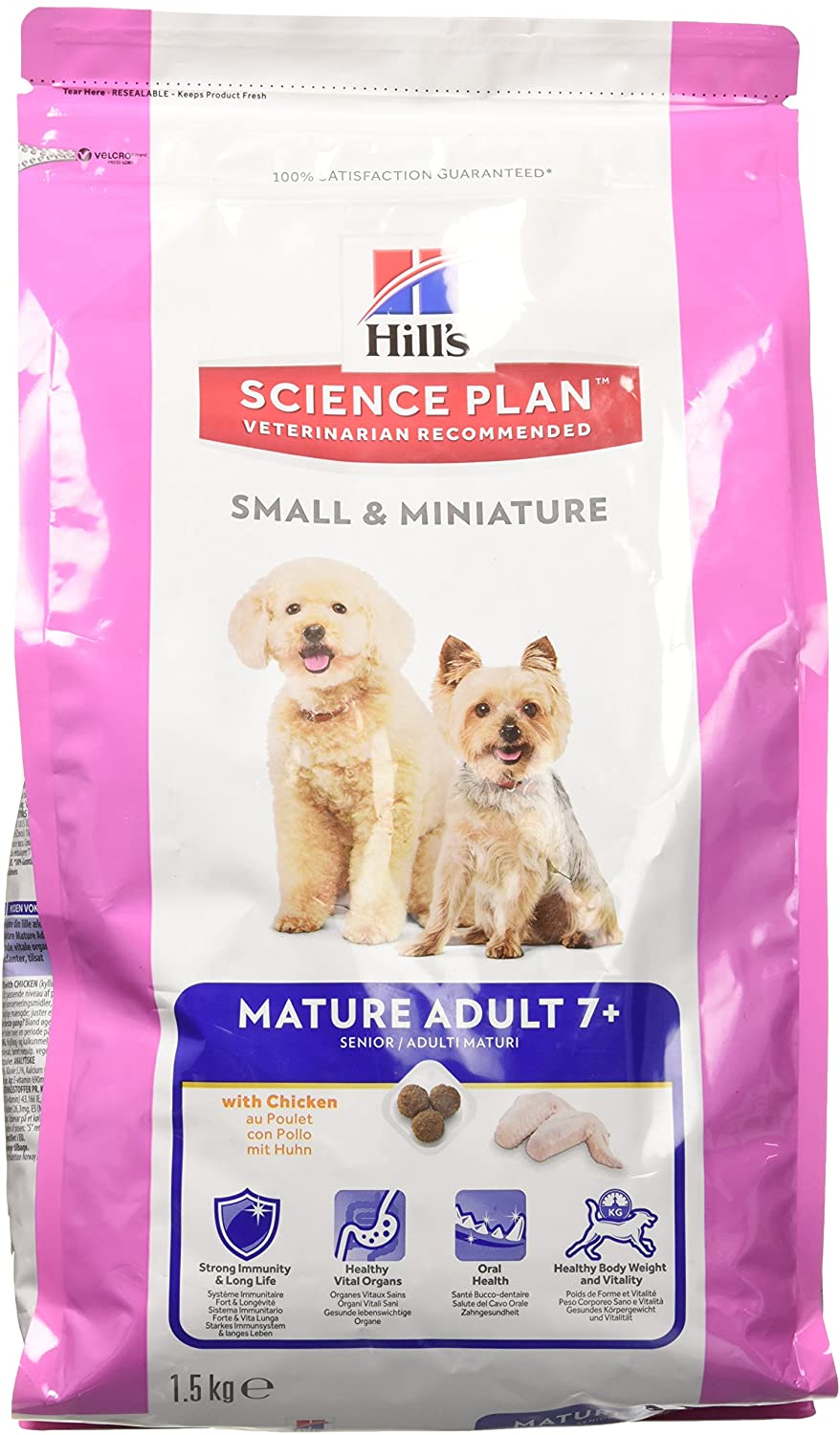  HILLS PET NUTRITION Alimentos de Mascotas, Weiß, 1,5 kg 