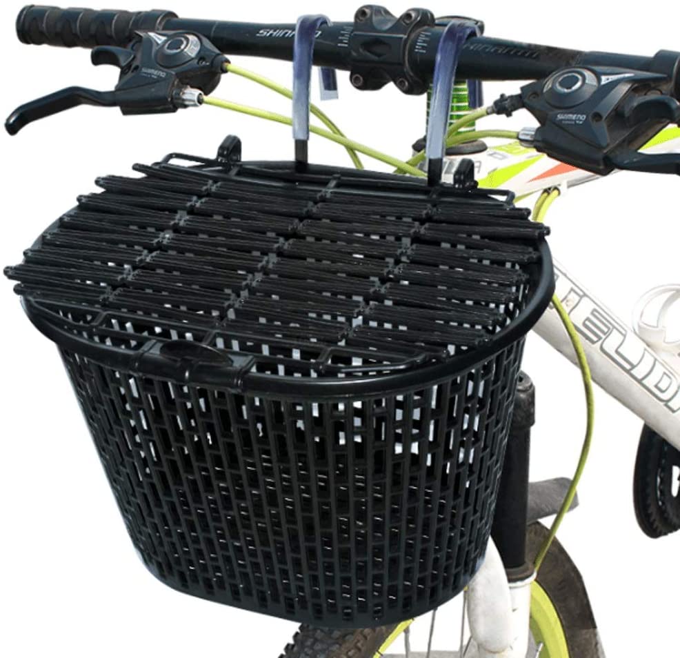  Hyx Plegable Trasera de Bicicletas Cesta de Malla de plástico Plegable Bolso Colgante de Bicicletas Mountain Bike Accesorios Carrier -5 Color Opcional (Color : D) 