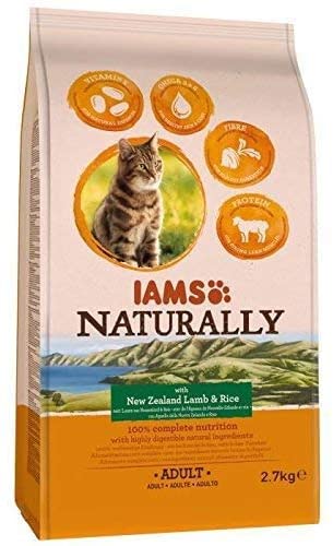  IAMS Naturally Gato adulto con Cordero de Nueva Zelanda y arroz [2,7 Kg] 
