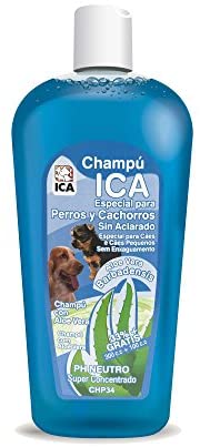  ICA CHP34 Champú con Aloe Vera para Perros Lavado en Seco 