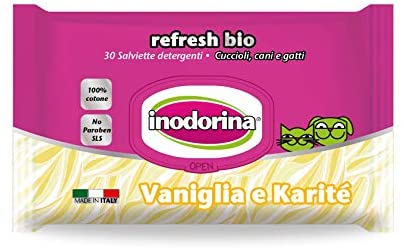  Inodorina Bio Ka higiene Toallitas Vainilla Caña 