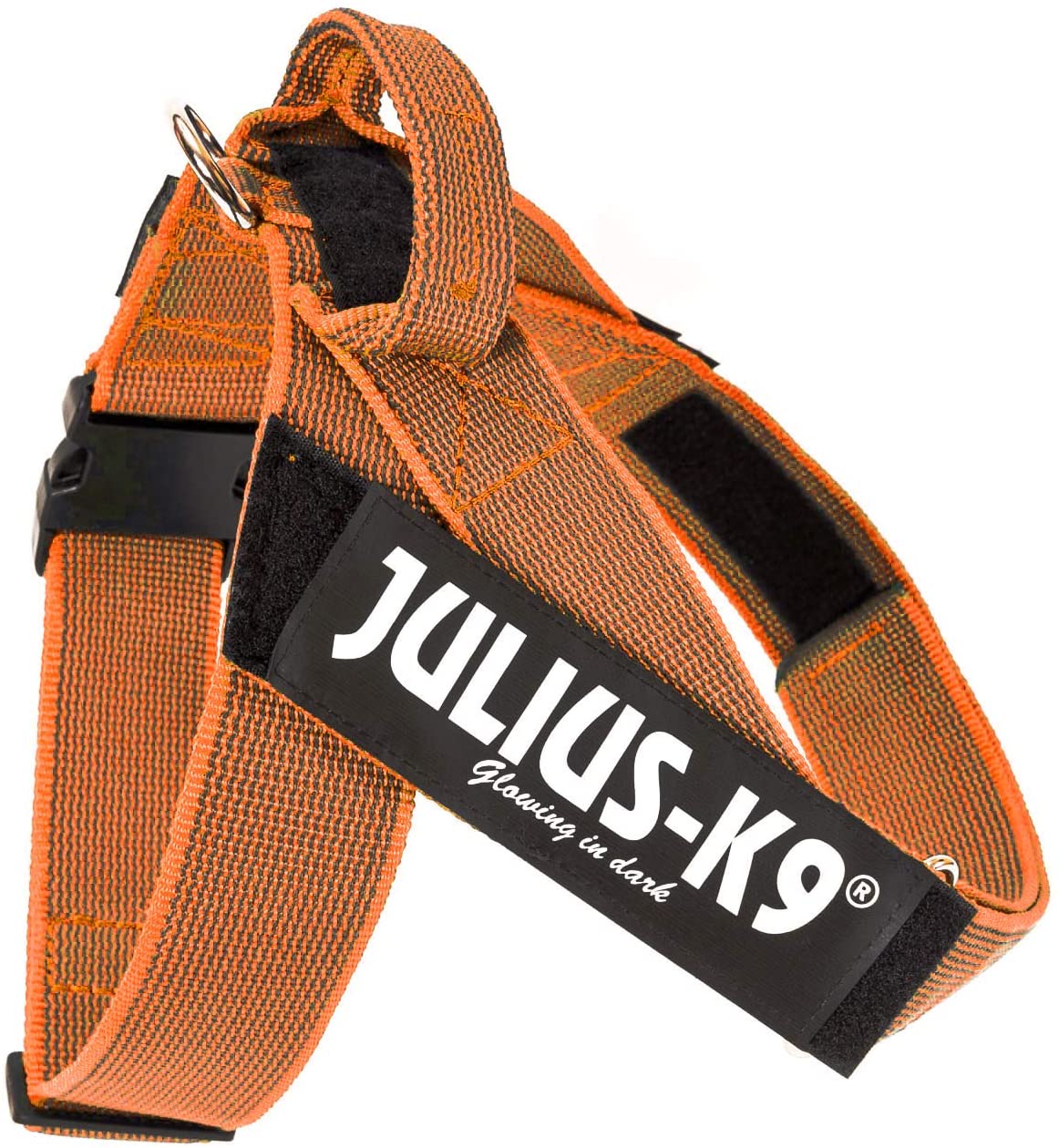  Julius-K9 Color & Gray Arnés De Correa De IDC, Tamaño: 2, Color: Naranja-Gris 