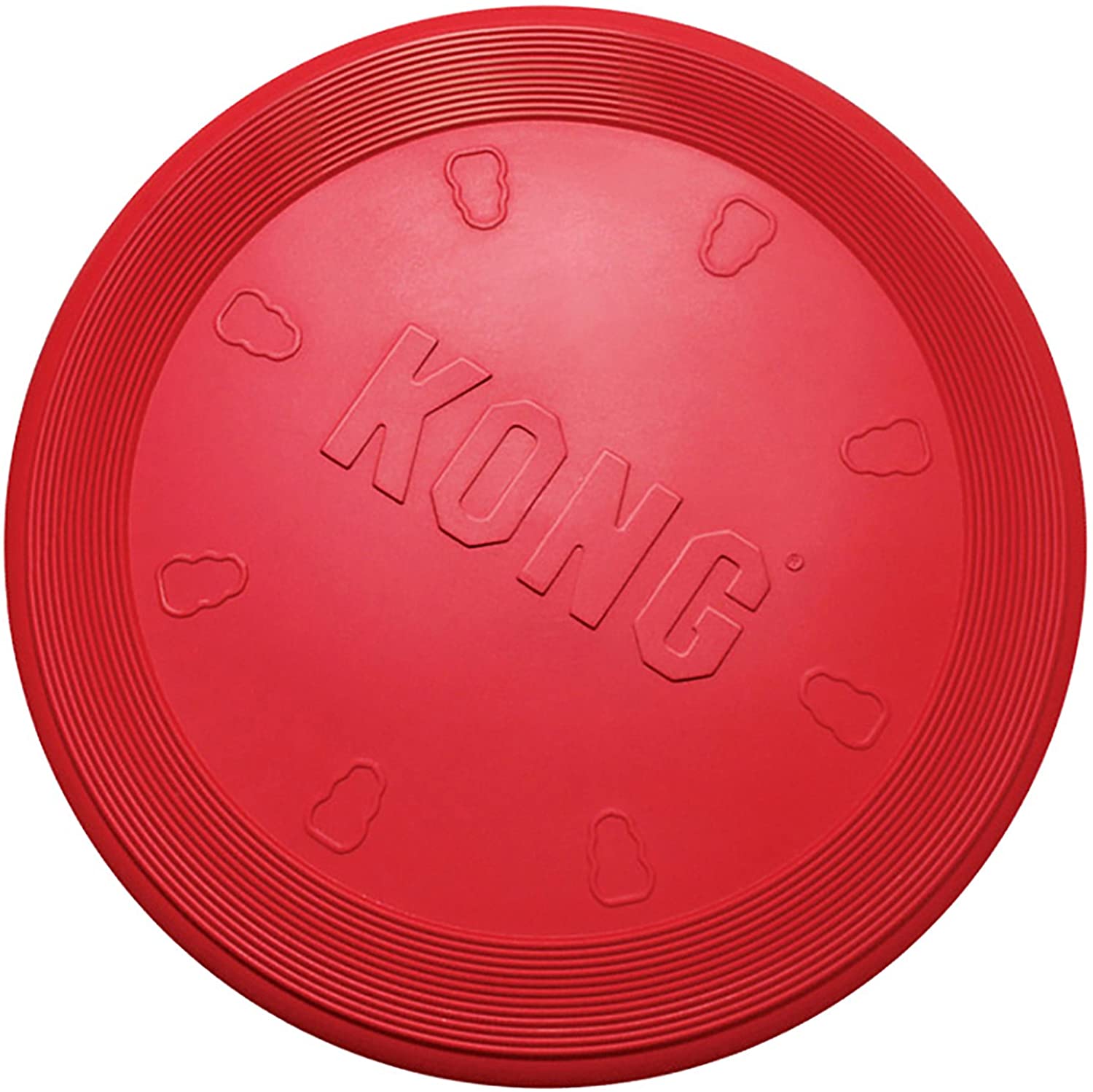  KONG - Flyer - Frisbee de caucho resistente - Raza pequeña 