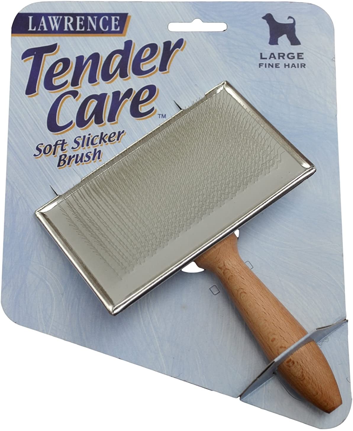  LAWRENCE Tender Care Slicker Brush, Grande 