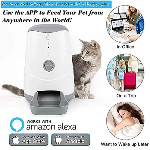  LLDKA Triturador, Habilitado Aplicación para Mascotas alimentador de Smartphone por AndCompatible 