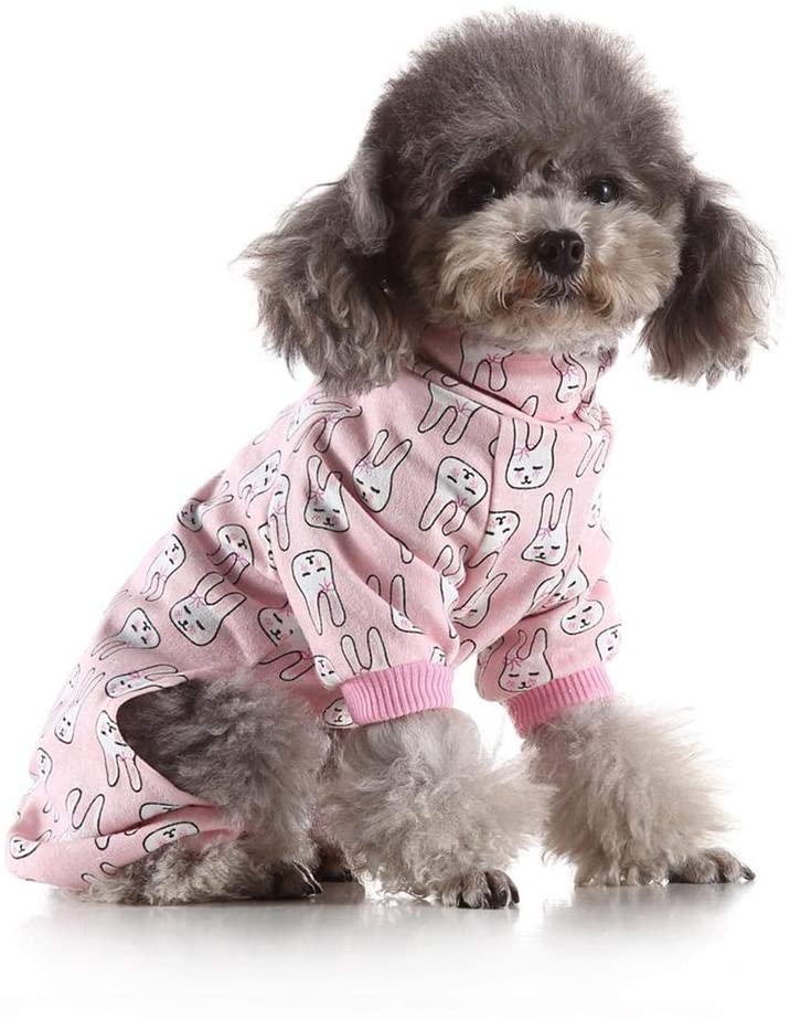  Motto.h Pijamas de algodón para Perros, Ropa para Perros Grandes Trajes de Pijamas para Perros Cute Baby Dog Body Suave y Acogedor Pijamas de Jersey Ligero Ropa para Perros Se Adapta a handsomely 
