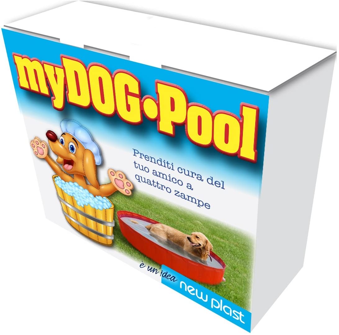  New Plast 3100 K – My Dog Pool Piscina para Perros con Filtro, 305 x 46 cm (diámetro x Altura) 