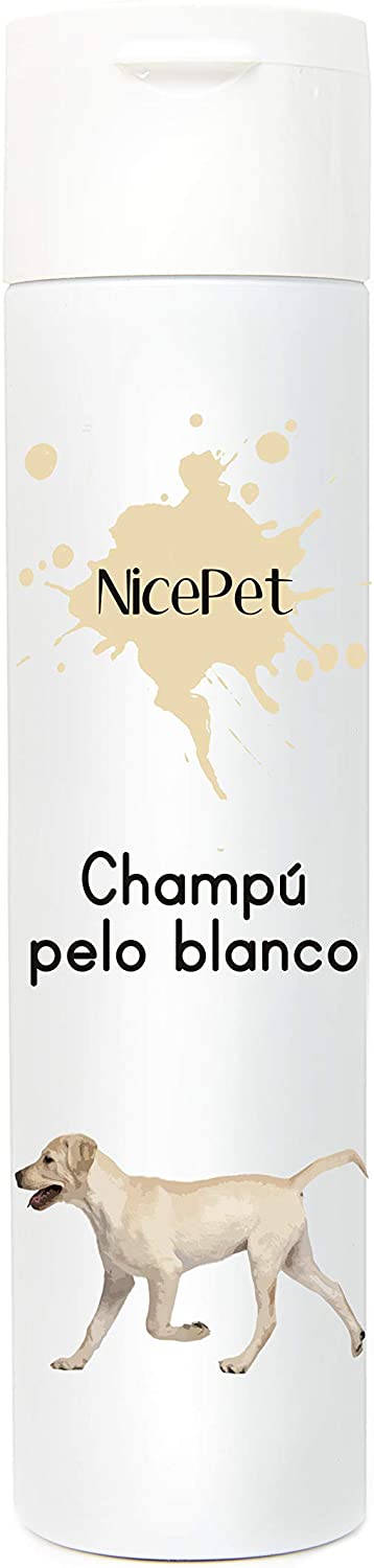  NicePet Champu Perros Pelo Blanco 