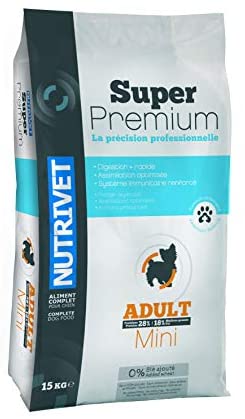  Nutrivet Super Premium Pienso de carne para perros adultos, 28/18, 5 kg 