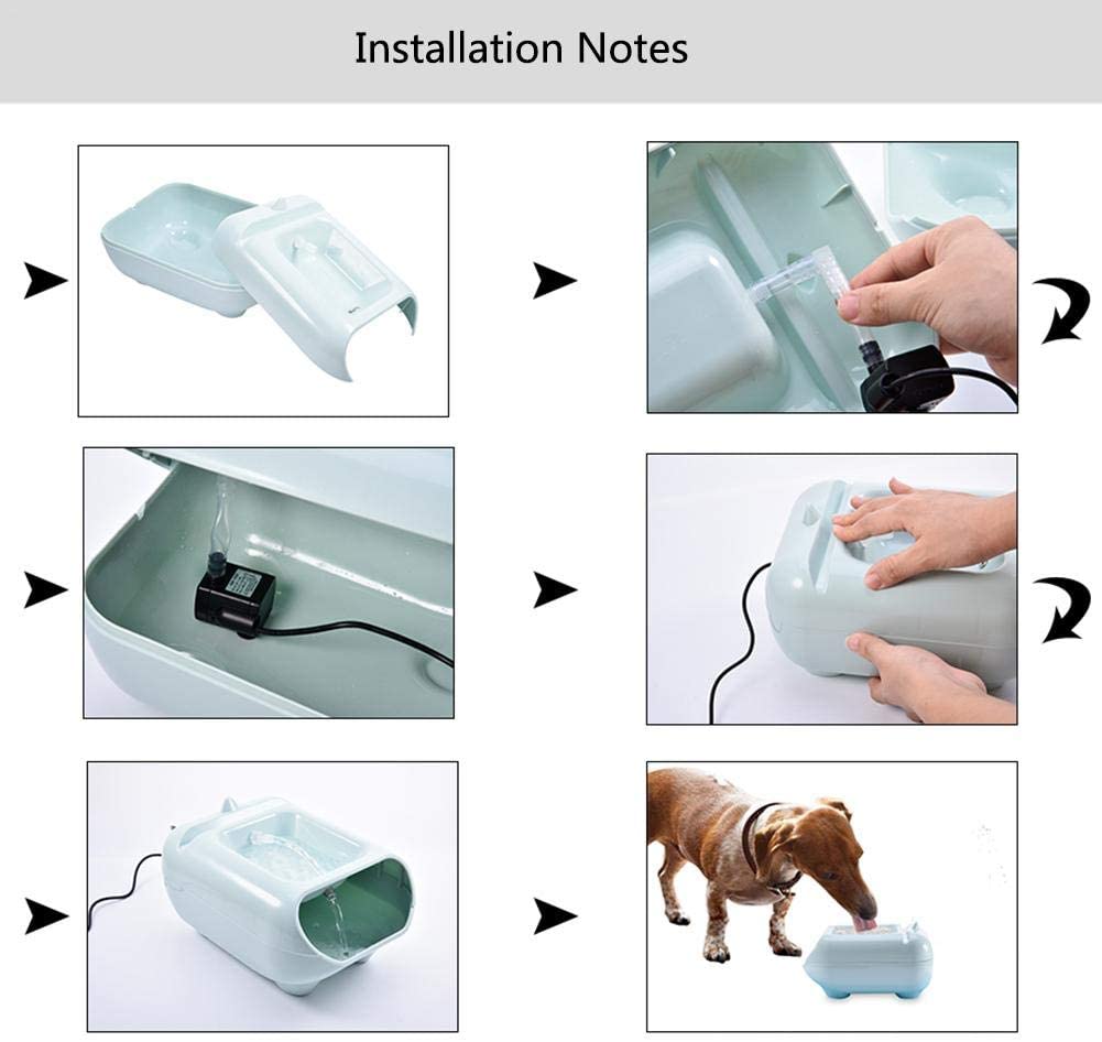  Oddity Unicorn Shaped 2.5L smart circulation circulation Fuente de agua con filtro de algodón para gatos y perros 