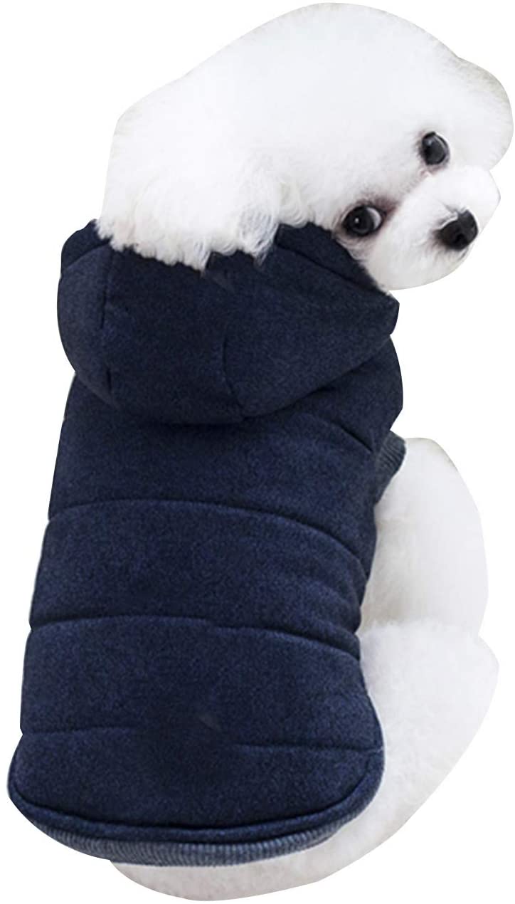  ODOKEI Ropa de Perro Abrigo Pijama para Perros Invierno Caliente Chaqueta para Mascotas Perros Chaqueta Reversible para Mascotas Ropa Traje para Perro 