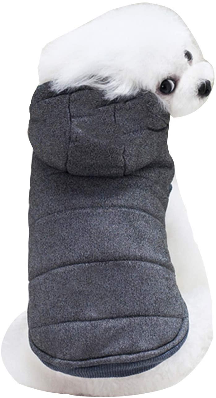  ODOKEI Ropa de Perro Abrigo Pijama para Perros Invierno Caliente Chaqueta para Mascotas Perros Chaqueta Reversible para Mascotas Ropa Traje para Perro 