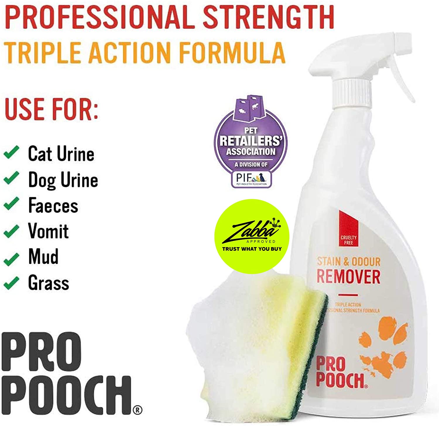  Orina manchas y olor Remover (1 L) Profesional limpiador de fuerza. Rompe & Elimina Olor de orina, heces y vomitar. Neutralizar y eliminar olores de gato y perro al instante… 