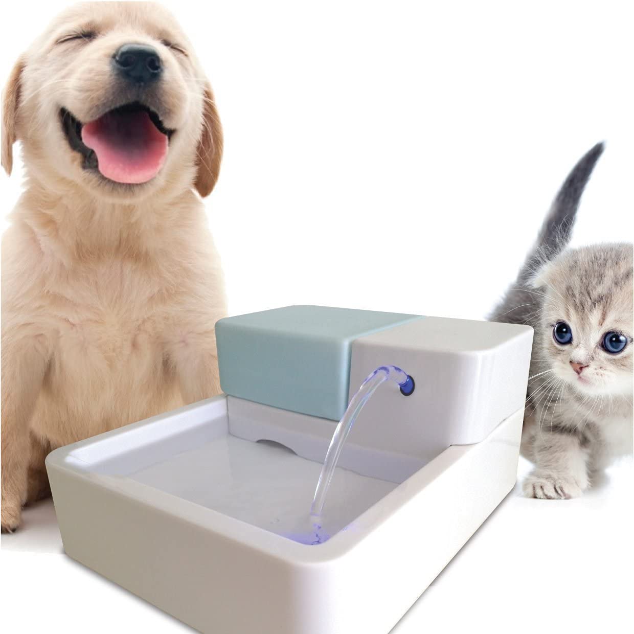  ParaCity Feeder programable temporizador automático de 6 comidas ABS mascota perro gato Digital cuencos 