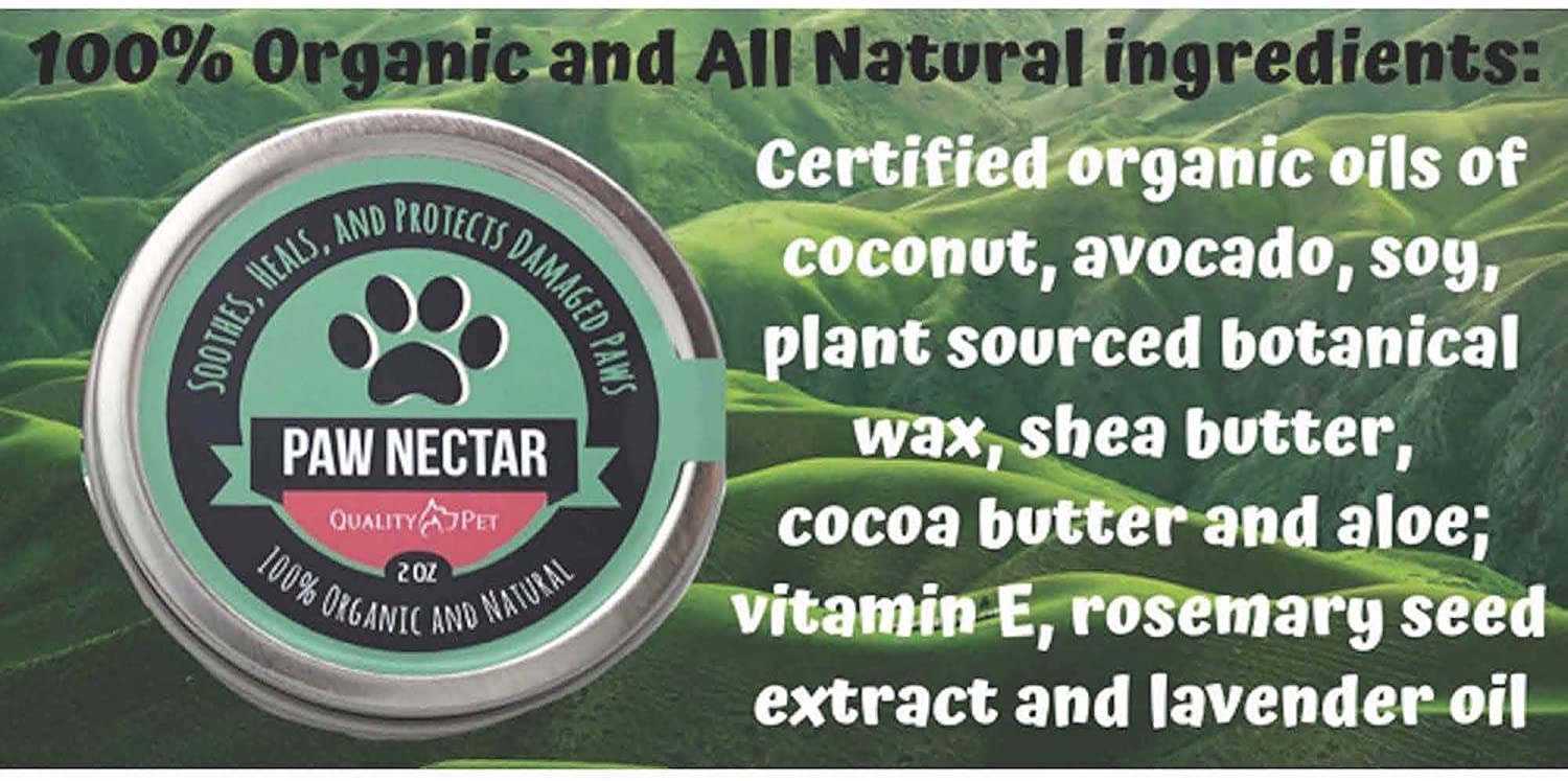  Paw Nectar 100% orgánico y Natural de la Pata Cera Cura y repara Las Patas del Perro 
