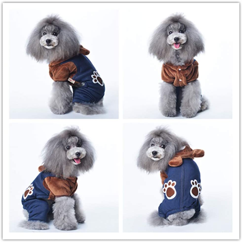 Perro Abrigo de Invierno YEZIA Camiseta Chaqueta Sudadera de Mascota Cachorro Chihuahua Perros Ropa para Perro Ropa de Invierno 