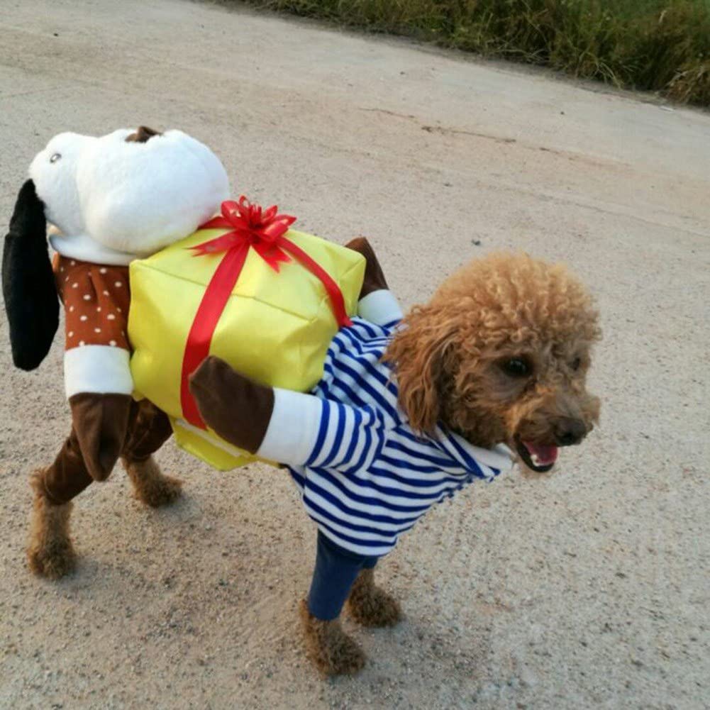 Pet Online Fiesta de disfraces de Halloween ropa perro Fancy Dress Up divertido regalo mascotas Ropa para perros y gatos , de 32 cm de longitud de espalda, pecho, cuello30-3441-47cm cm 