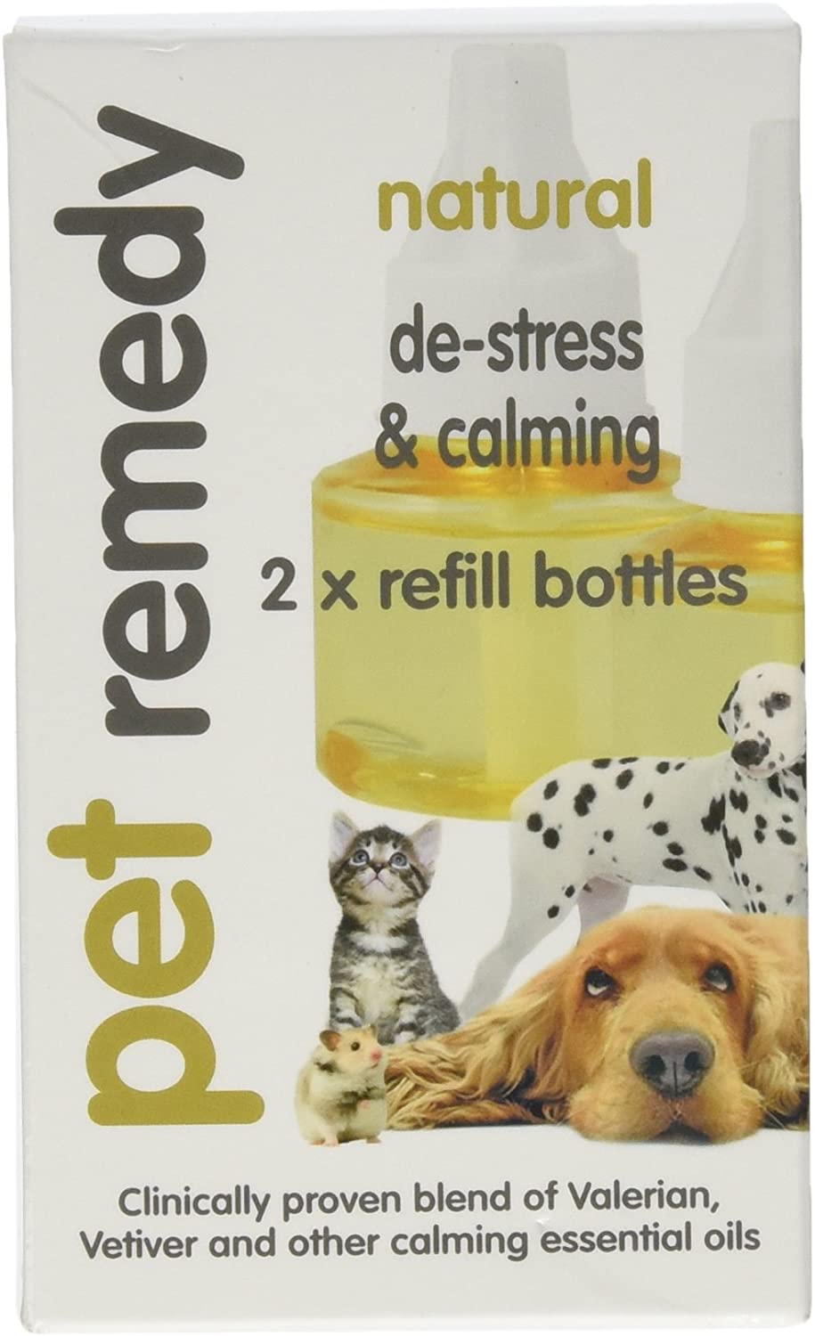  Pet Remedy - Recambio Natural antiestrés y calmante, 40 ml, 2 Unidades 