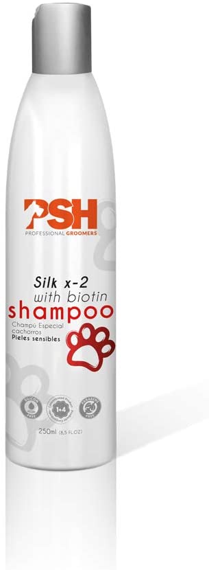  PSH Silk x-2 - Champú con Biotina, 250 ml 